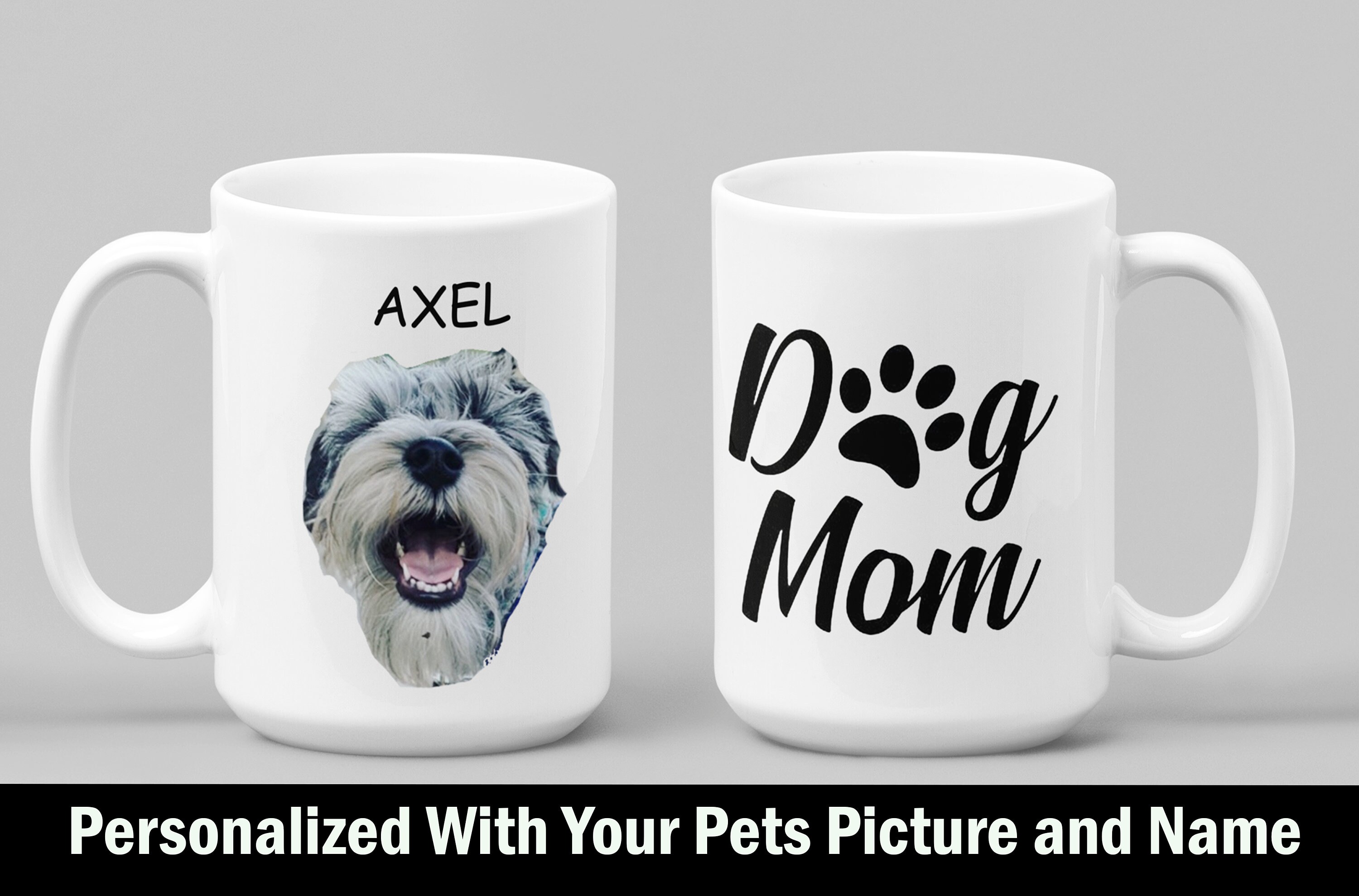 Personalized Pet Mug Pets Name and Picture Perfect Gift for Etsy UK