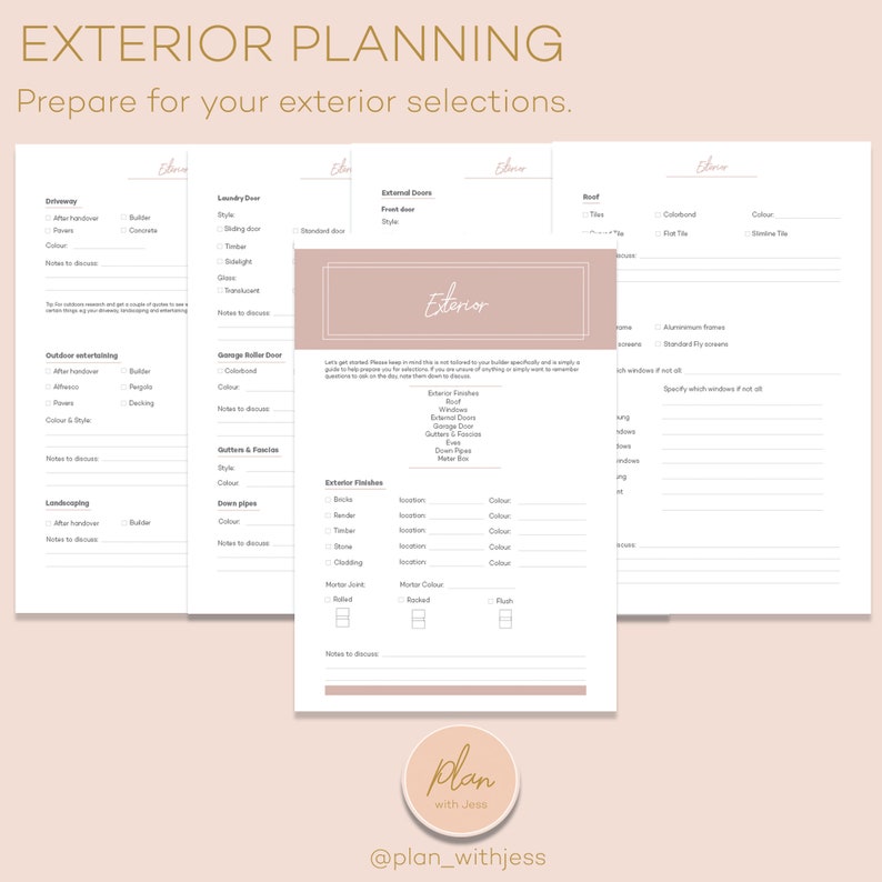 OUR NEW HOME Selections Planner Printable A4/A5 Pdf Etsy