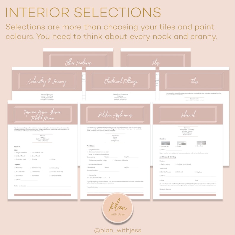 OUR NEW HOME Selections Planner Printable A4/A5 Pdf Etsy OUR NEW HOME Selections Planner Printable A4/A5 Pdf Etsy