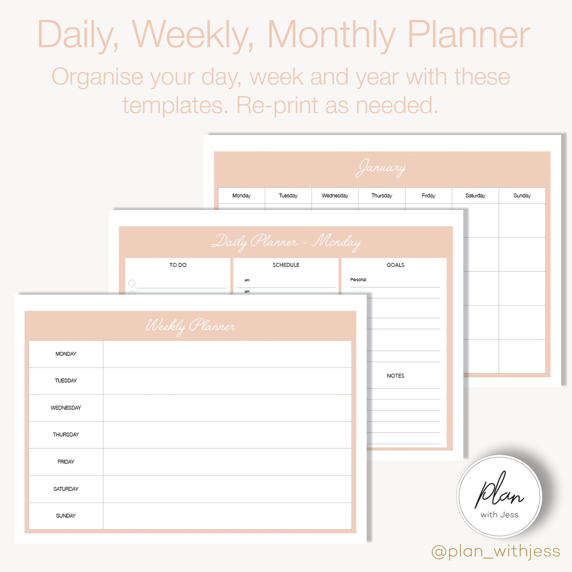 MY HOME PLANNER A4 Landscape Printable Planner Cleaning - Etsy Australia