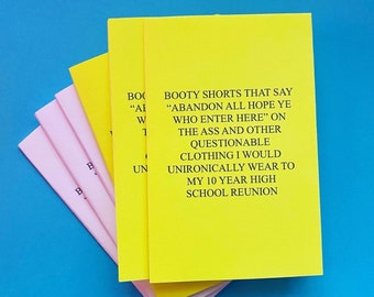 Booty Shorts Zine Digital Download