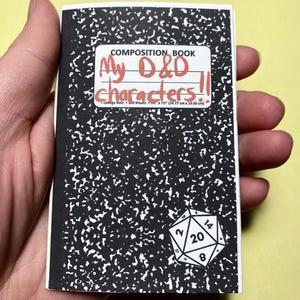 My D&D Characters -a zine