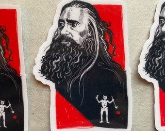 Blackbeard Sticker - Etsy