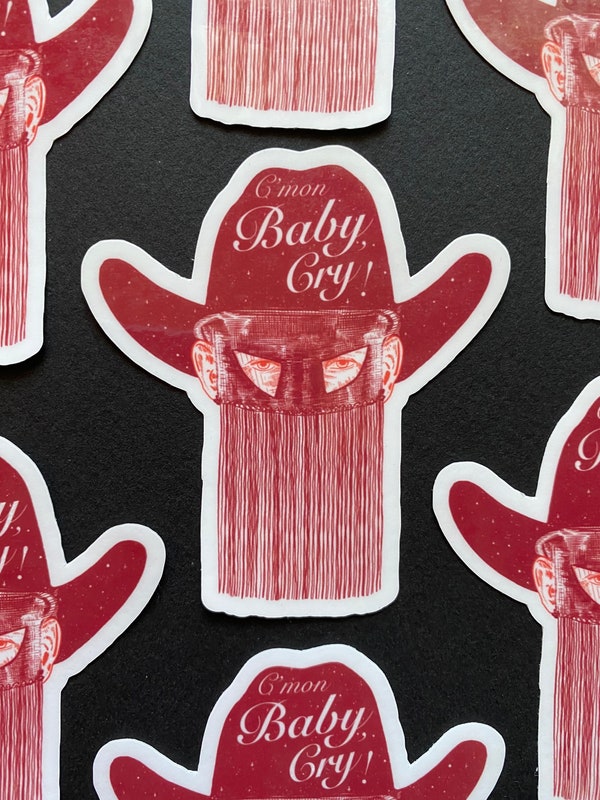 CAAMP sunshine Laughing strawberries Lyrics Sticker Etsy