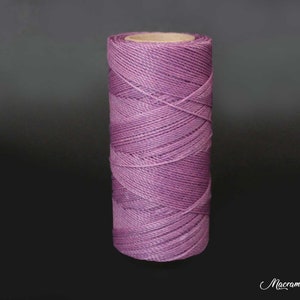 1 mm / 0,75 mm / 0,5 mm Cordoncino Linhasita Cerato (15 metri/16 yd), Colore #236, Cordoncino per Macramè, Cordoncino per Gioielli, Cordoncino in Pelle