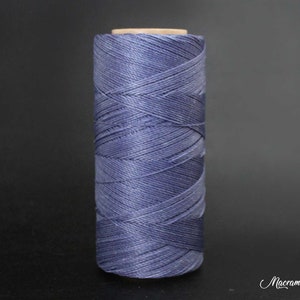 1 mm / 0,75 mm / 0,5 mm Cordoncino Linhasita Cerato (15 metri/16 yd), Colore #275, Cordoncino per Macramè, Cordoncino per Gioielli, Cordoncino in Pelle