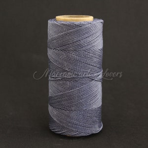 1 mm gewachste Linhasita Schnur (15 Meter), Farbe #227, Makrameeschnur, Schmuckschnur, Lederband