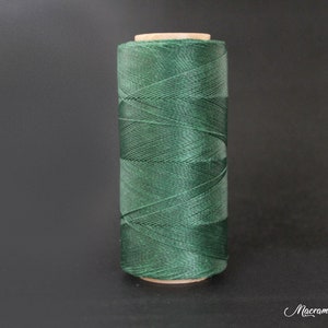 1 mm / 0,75 mm / 0,5 mm Cordoncino Linhasita Cerato (15 metri/16 yd), Colore #367, Cordoncino per Macramè, Cordoncino per Gioielli, Cordoncino in Pelle
