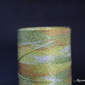 0,8 mm Metallic Waxed Cord, Macrame Cord, Jewelry Cord, Leather cord