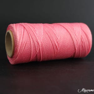 1 mm Waxed Linhasita Cord (15 meters/16 yd), Colour #629, Macrame Cord, Jewelry Cord, Leather cord