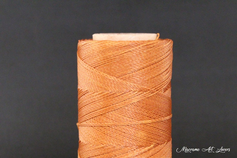 Leather cord Jewelry Cord Macrame Cord 0,5 mm Waxed Linhasita Cord Colour #388