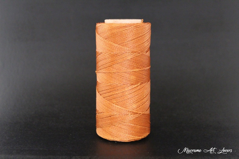 Leather cord Jewelry Cord Macrame Cord 0,5 mm Waxed Linhasita Cord Colour #388