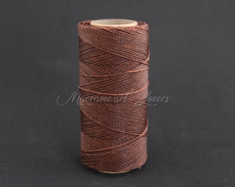 1 mm gewaxt Linhasita koord, kleur #515, macrame koord, sieraden koord, lederen koord