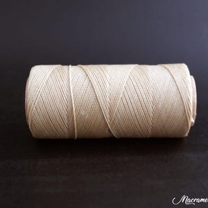 1 mm | 0,75 mm | 0,5 mm Waxed Linhasita Cord (15 meters/16 yd), Colour #315, Macrame Cord, Jewelry Cord, Leather cord