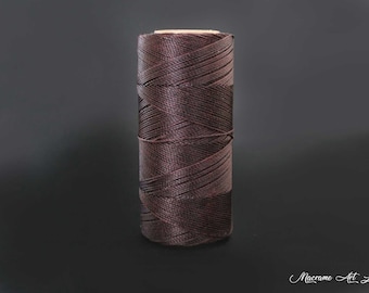 1 mm | 0,75 mm Waxed Linhasita Cord, Colour #29, Macrame Cord, Jewelry Cord, Leather cord