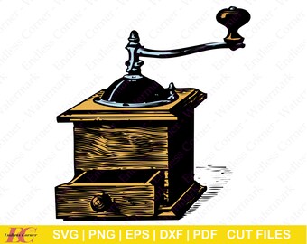 Download Coffee Grinder Svg Etsy