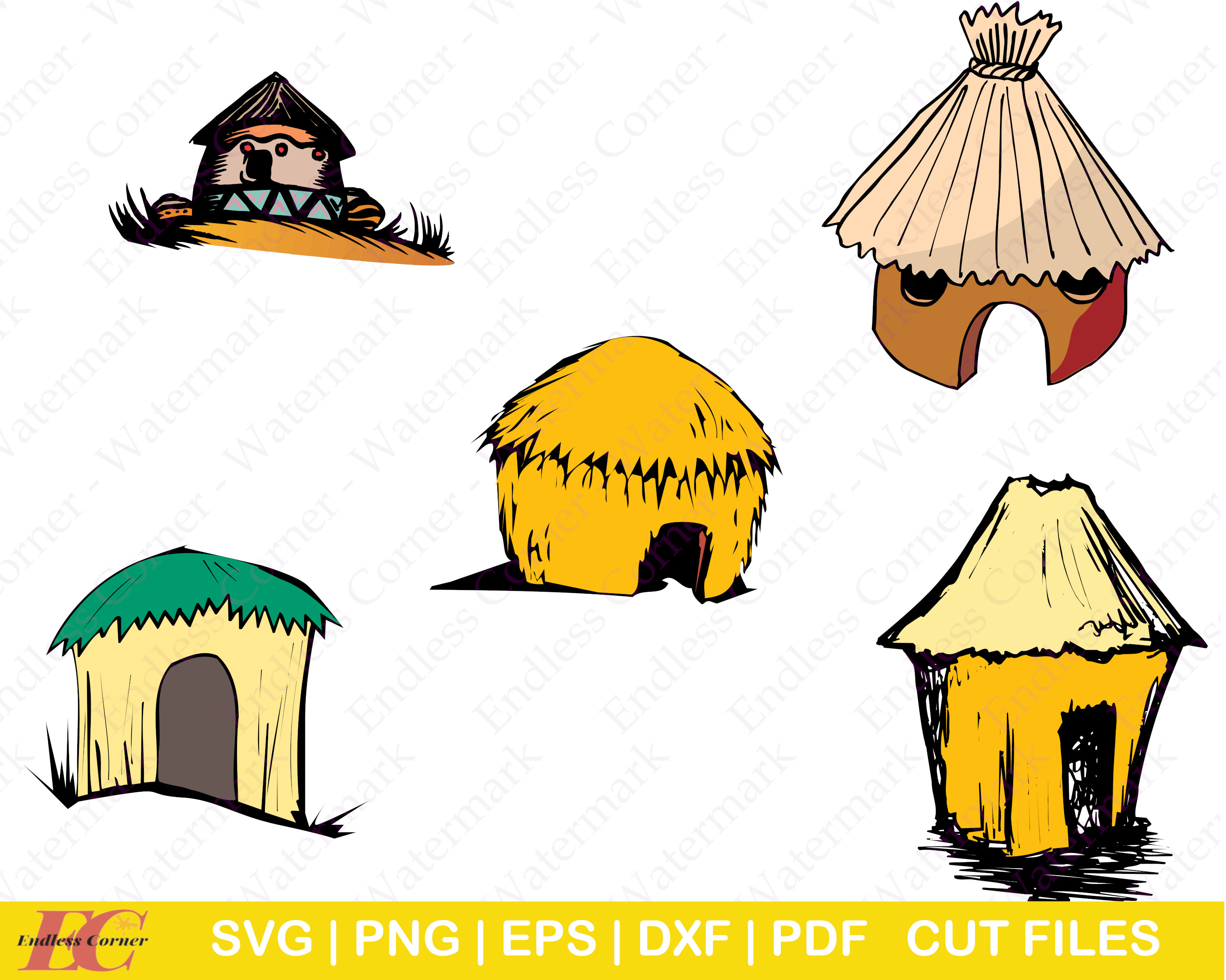 Tribal Hut Png - Etsy Tribal Hut Png - Etsy