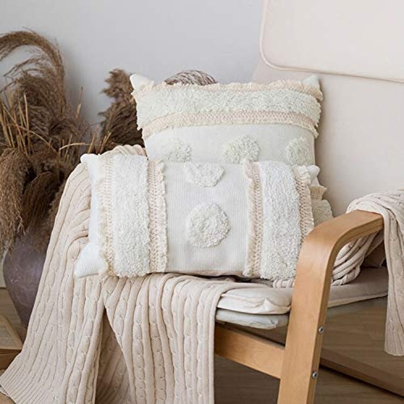 Medina getuftete Kissenbezug dekorative Boho Kissenhülle mit | Etsy