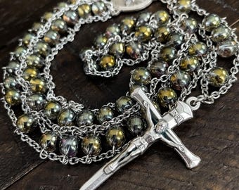 Galaxy Ladder Rosary for Catholic Men | Confirmation, Baptism, First Communion Gift