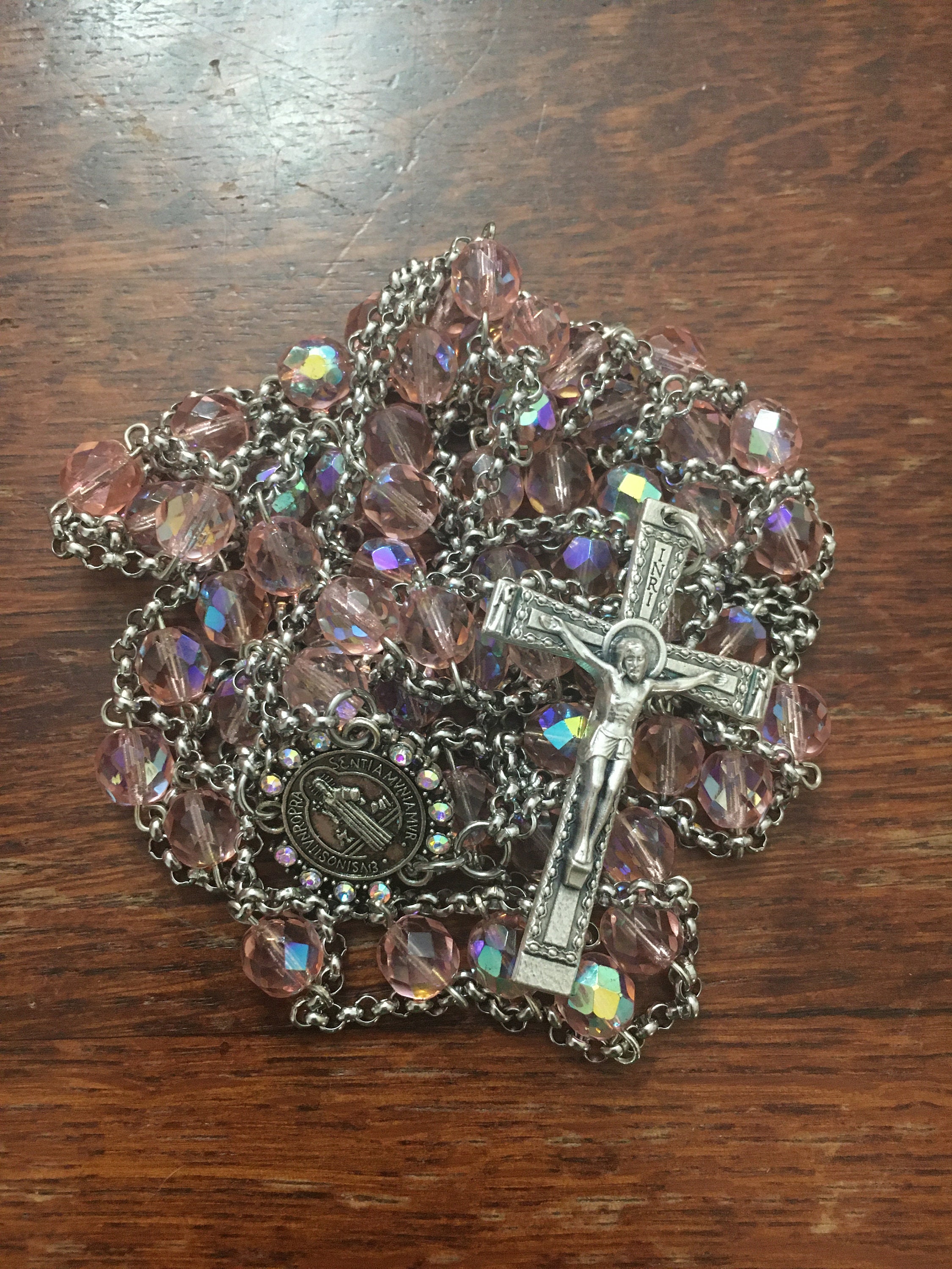 Stainless Steel Rosary Ladder Rosary Catholic Rosary Etsy