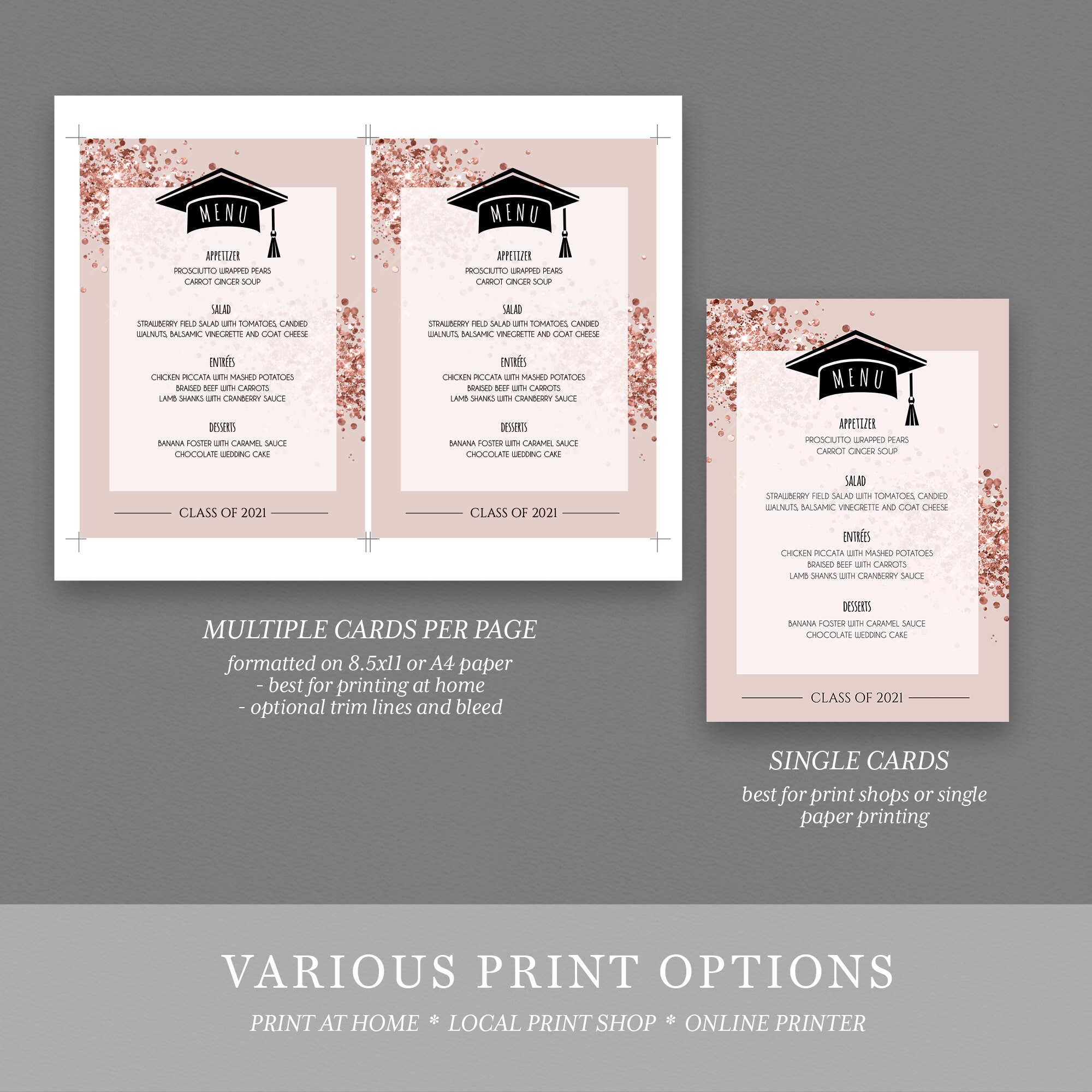 graduation-party-menu-template-with-a-silver-border-editable-etsy-espa-a