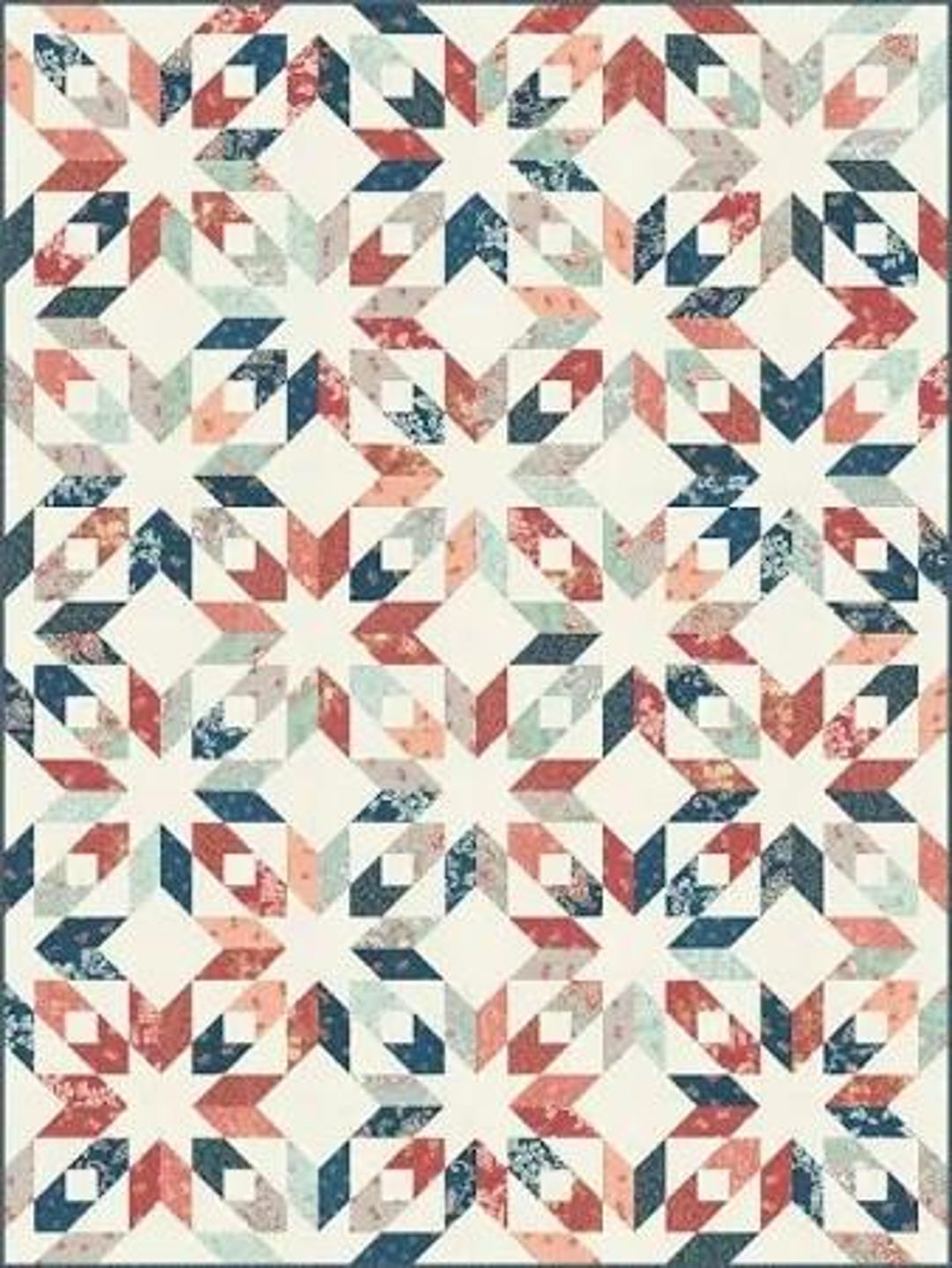 Patchwork Puff Quilt, Standard Throw, Sandalwood/Parchment