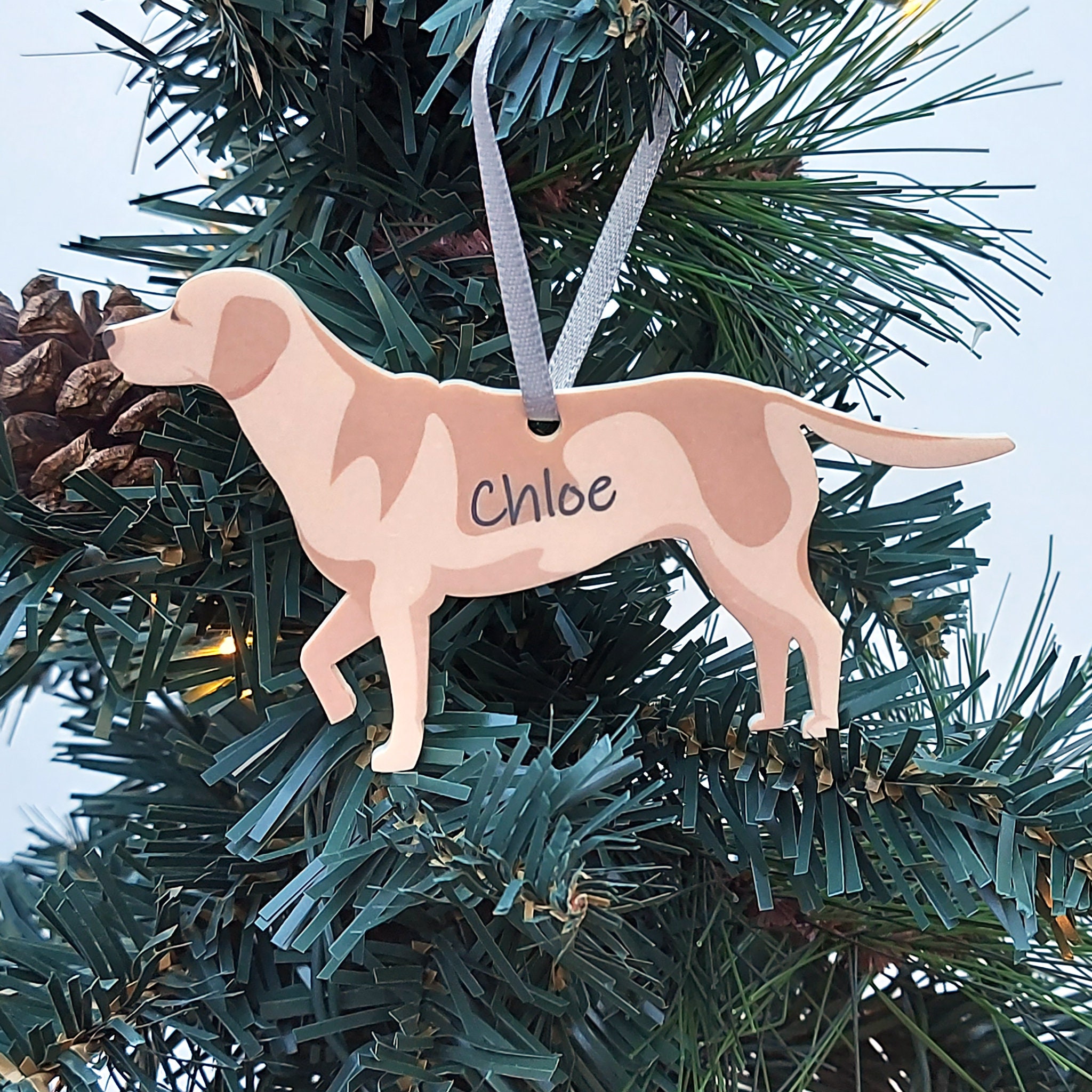 Personalised Labrador Decoration, Custom White Lab Bauble, Secret Santa  Gift, Chocolate Labrador, Dog Lover, Pet Ornament, Pet Loss Keepsake 