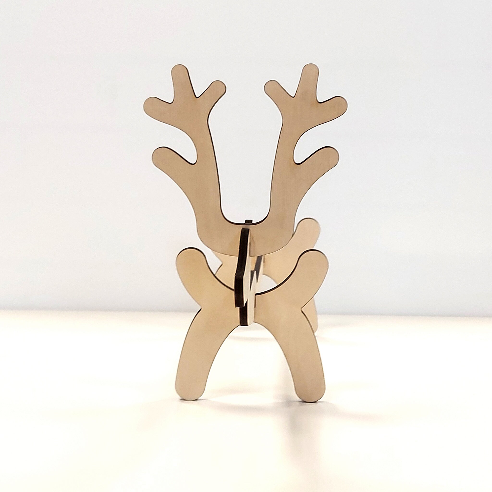 Reindeer Wine Bottle Holder Christmas Wine Rack Wooden Etsy UK