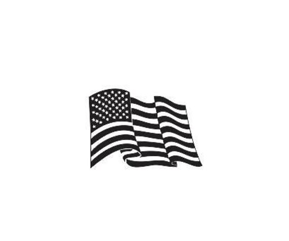 Download Svg File American Flag Waving Etsy