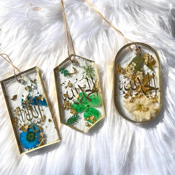 Handmade Islamic Resin Car Hangers