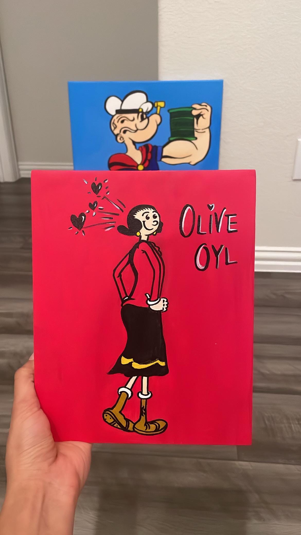 Popeye and Olive Oyl - Etsy
