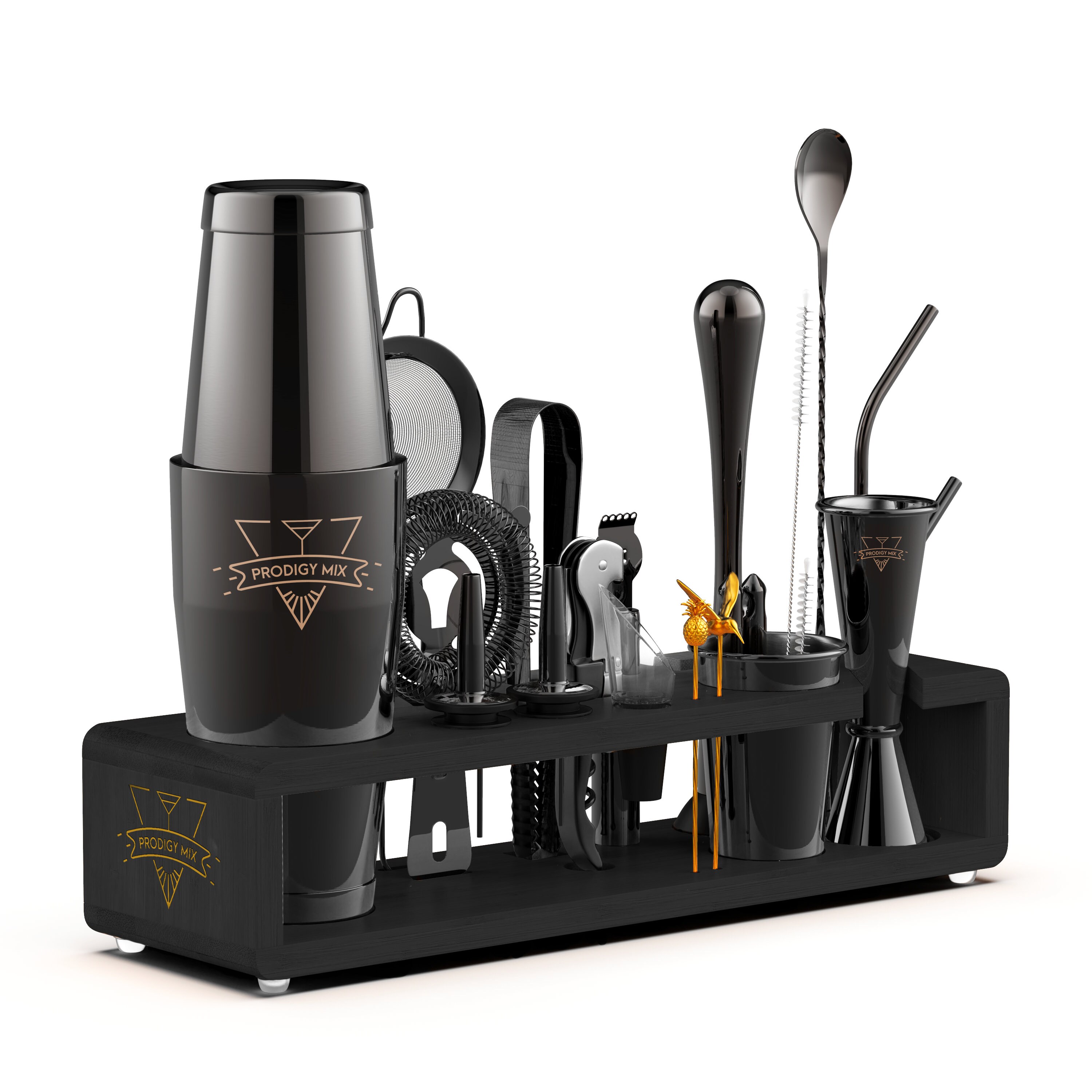 Bartender Kit a Stand 20-piece Boston - Etsy