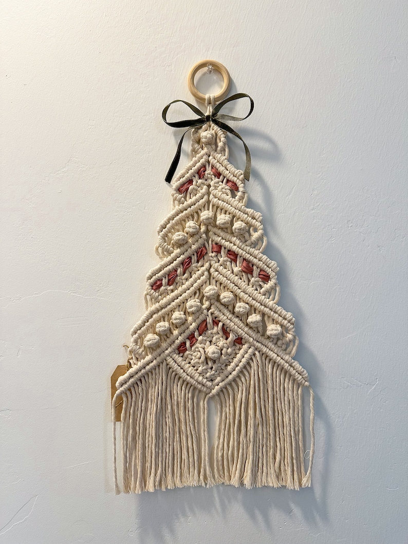 Macrame Christmas Tree Wall Hanging - Etsy