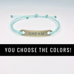 Dream Pura Vida Style Bracelet/Anklet | Waterproof Bracelet | Wax String | Adjustable Bracelet | Boho Bracelet | Puravida | Kids Bracelet