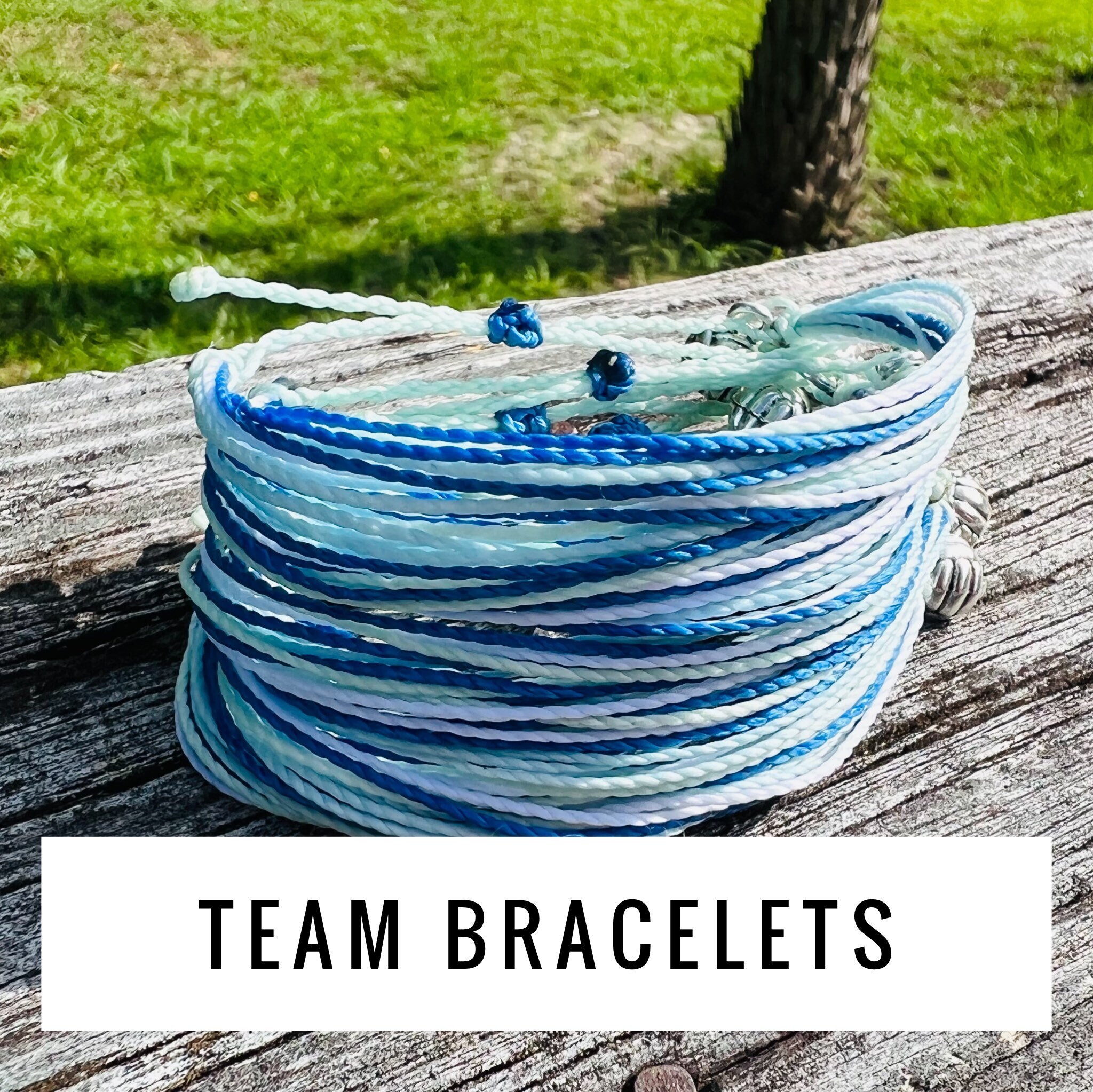 Team Bracelets, Bulk Bracelet, Custom Pura Vida Style Waterproof
