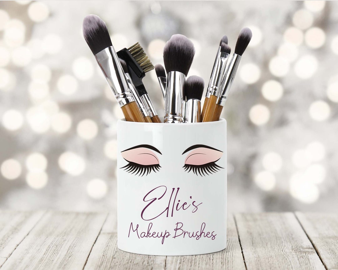 Personalised Make up Pot Holder Gift Idea Teenage Girls Brush Etsy UK