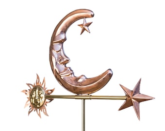 Sun Moon and Star Weathervane
