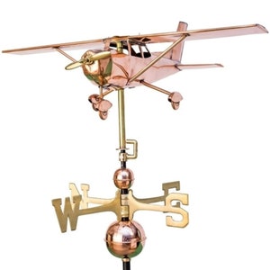 High Wing Plane Weathervane