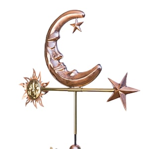 Sun Moon and Star Weathervane