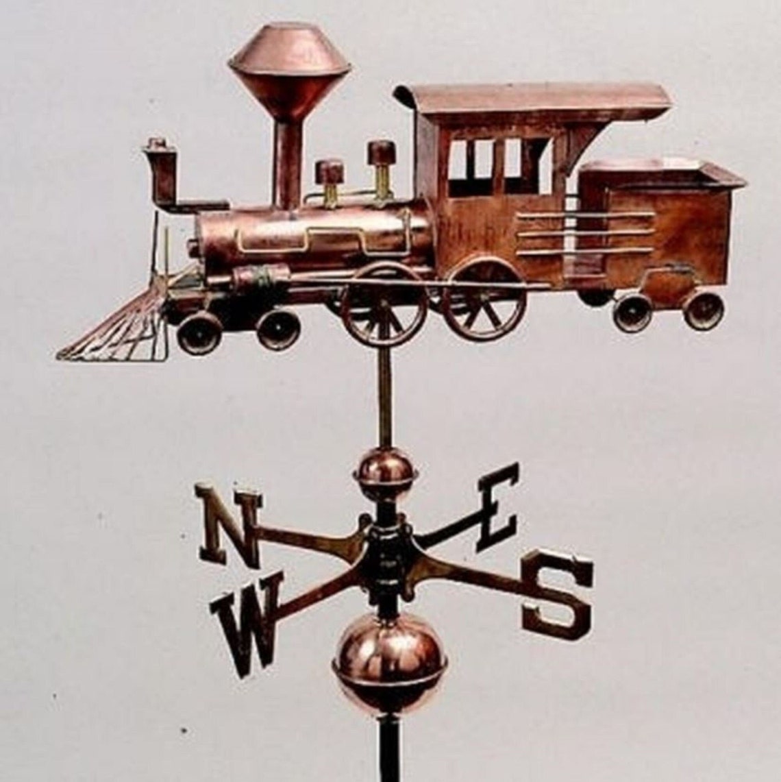 Train Silhouette Steel Weathervane main image 1