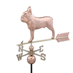 French Bulldog Weathervane with arrow