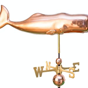 Full Bodied Whale Weathervane