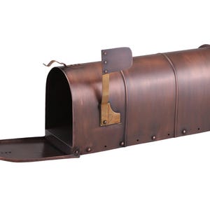 Premium Copper Mailbox with Bronze Finish