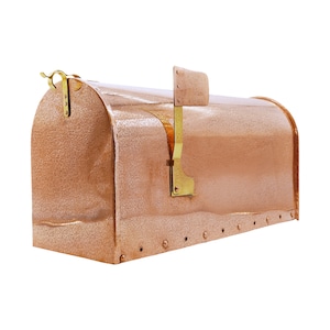 Large Premium Etched Copper Mailbox