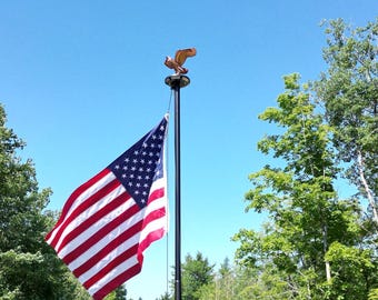 Copper Flagpole Eagle