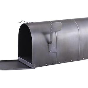 Premium Large Copper Mailbox With Pewter Finish