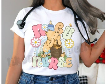 NICU Nurse Bear Shirt, Neonatal Intensive Care Nurse Week Appreciation Gift, Pediatric Nurse, NICU Nursing Student Graduation Mother's Day