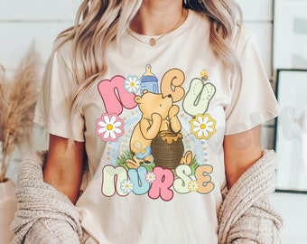 NICU Nurse Bear Shirt, Neonatal Intensive Care Nurse Week Appreciation Gift, Pediatric Nurse, PICU Nursing Student Graduation Mother's Day