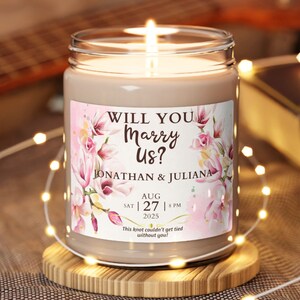 Personalized Officiant Proposal Soy Candle, Wedding Officiant Marriage Proposal Gift, Officiant Pastor Minister Priest Gift, Officiant Gift