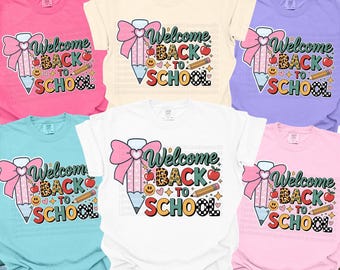 Comfort Colors Back to School Teacher Team Shirt, First Day of School New Teacher Shirt, Prek Kindergarten 1st 2nd 3rd Elementary Teacher